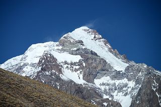 10 First Full View Of Aconcagua East Face From 3625m In The Relinchos Valley Between Casa de Piedra And Plaza Argentina Base Camp